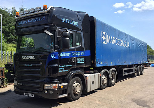 Butlers Haulage Sidaflex Trailers