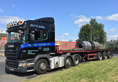 Butlers Haulage Coil Trailers